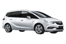 Car Hire Shepherds Bush - Vauxhall Zafira 5 + 2 - Minibus hire Shepherds bush